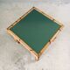 Mediterranean Bamboo Side Table in the style of Audoux Minet, France, 1950s