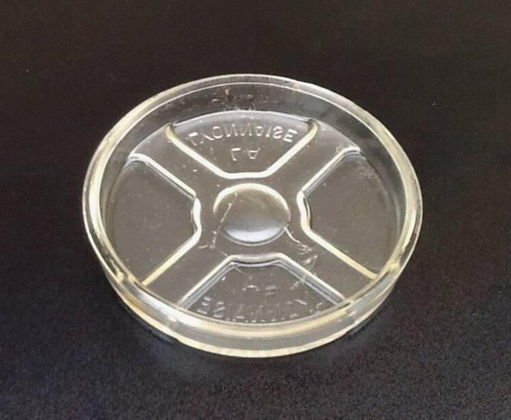 Old jar and its lid “La Lyonnaise”