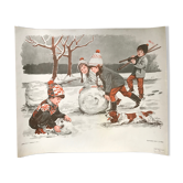 Affiche d'école Noël