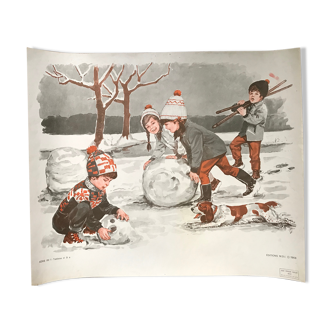 Christmas school poster