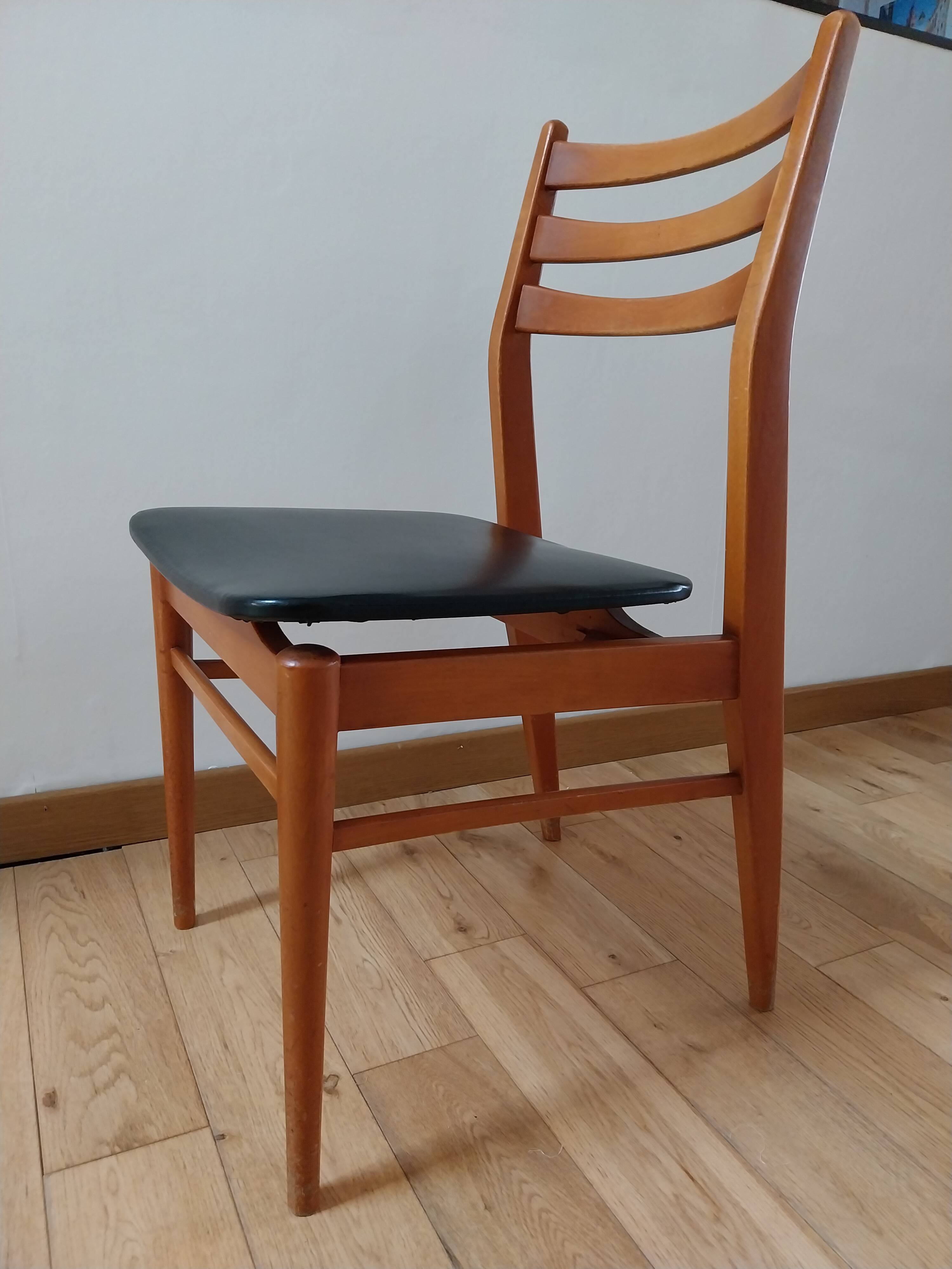 Lot de 4 chaises scandinaves Alma