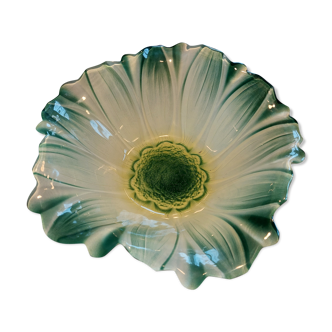Glass bowl shaped vintage green cabbage