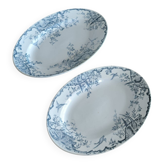 Des x plats de service Rambouillet manufacture Lunéville