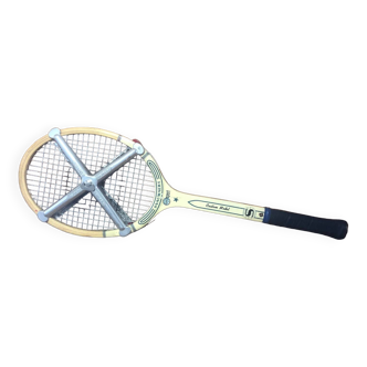 Ancienne raquette tennis snauwaert expert bois + croix zéphyr