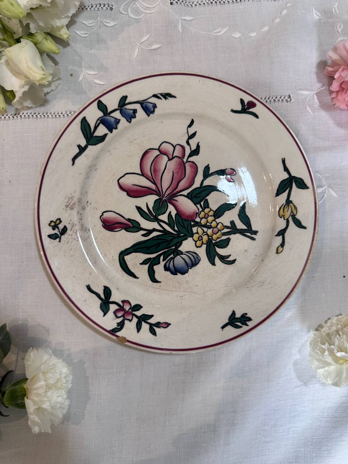Vintage Sarreguemines plate