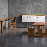 Wall mounted cabinet by Charlotte Perriand for Les Arcs, France, 1970s