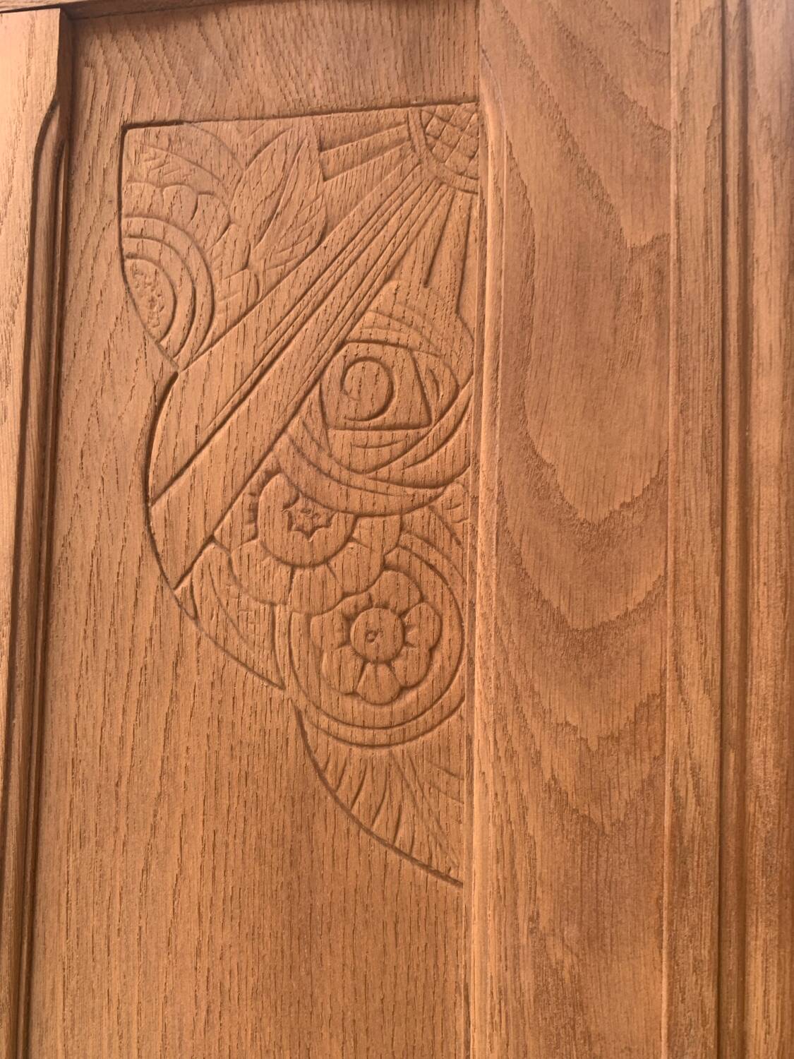 Armoire parisienne vitrée art déco