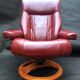 Scandinavian reclining relax armchair in Anderssons leather