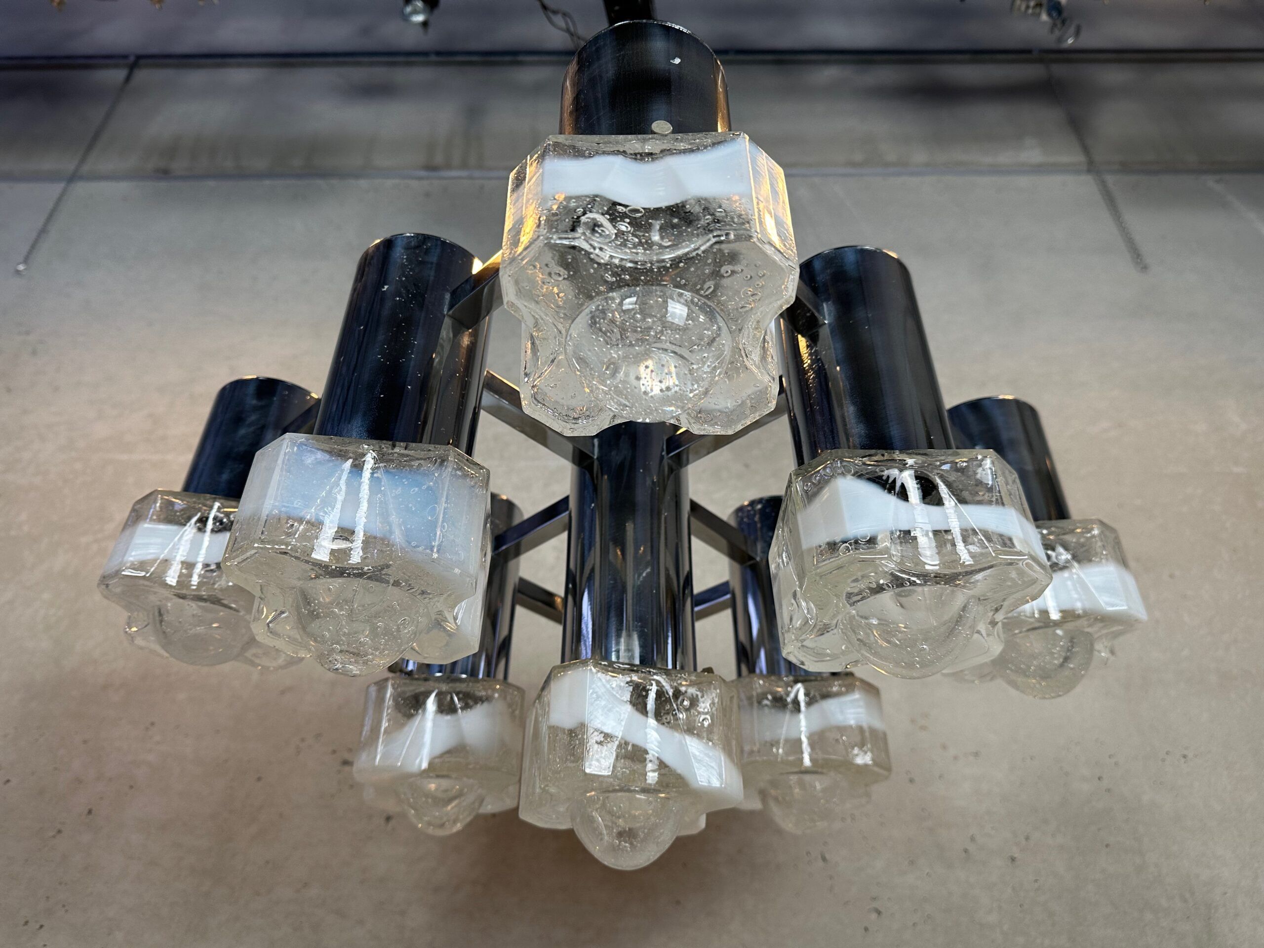 Chandelier vintage de design italien