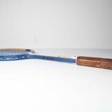 Blue Montana M505 racket with leather bag