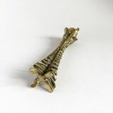 Brutalist bronze candleholder, 1970s