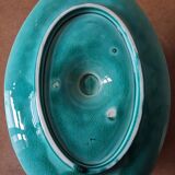 Asparagus sauce boat in slipware