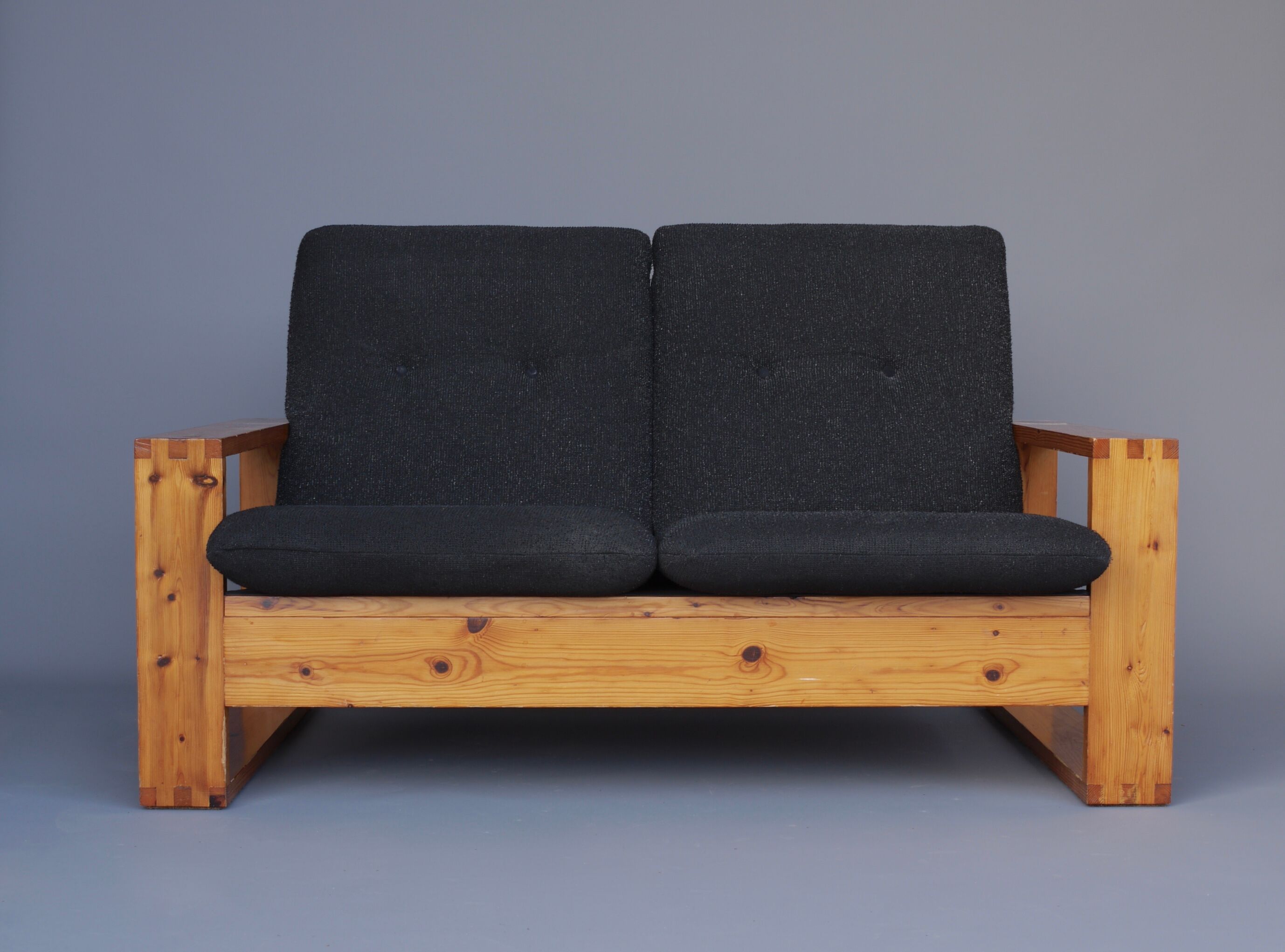 Pine Sofa by Ate Van Apeldoorn for Houtwerk Hattem, 1960s
