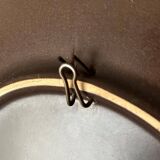 Mid-century German studio pottery wall plate with Ruscha sunflower motif, 1960s.