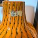 Duo vase & blown glass carafe in orange – 1960s/70s