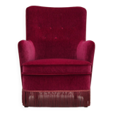 1970s, Danish easy chair, original very good condition, furniture velour.