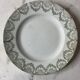 Vintage green dinner plate