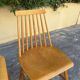 2 IKEA mid-century chairs in the style of Yngve Ekström's "Pinocchio"