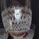 6 Antique Baccarat Crystal Engraved Wine/Port Glasses
