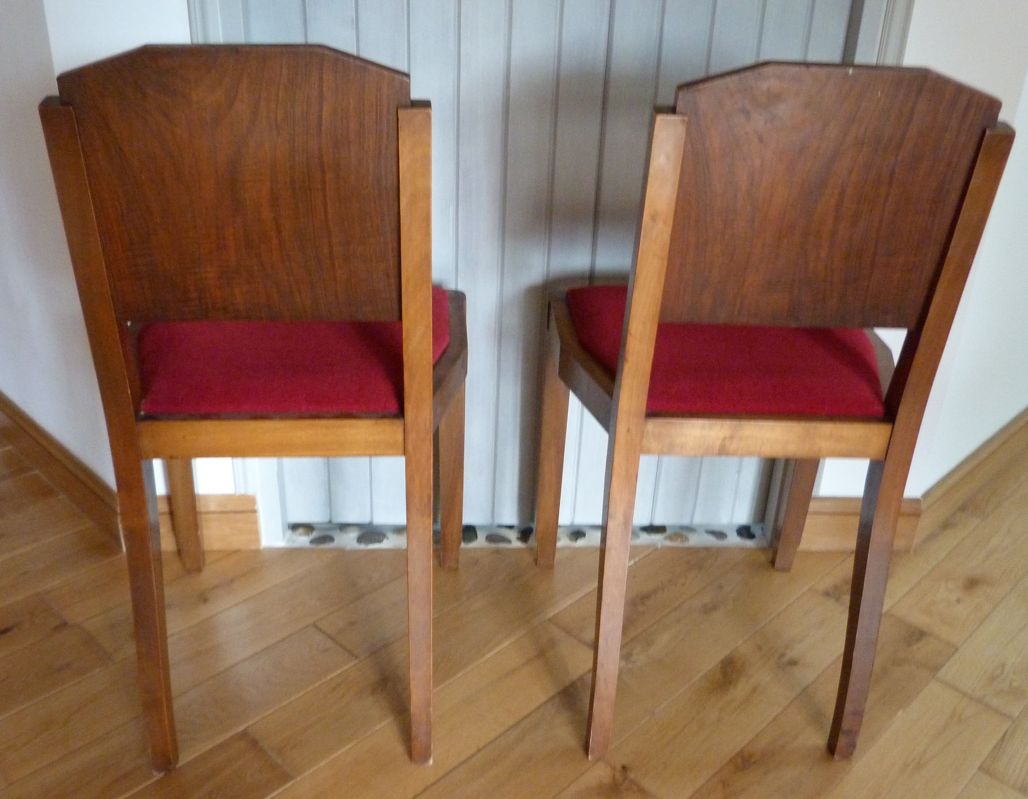 Paire de chaises art déco