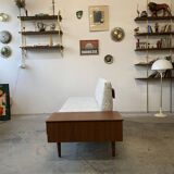 Daybed sofa, Scandinavian 1960s/1970s, vintage, mid-century modern
