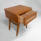 Chevet rotin pieds compas- Vintage 1950 1960