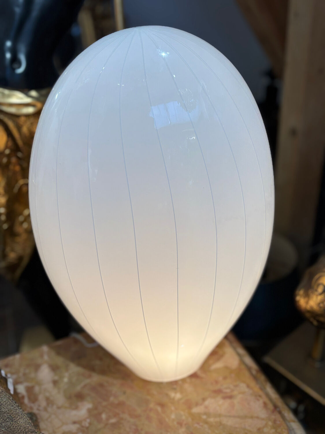 Superbe lampe à poser en verre de Murano.  Design Lino Tagliapietra po