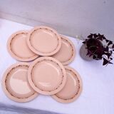 6 Betty Longwy soup plates
