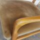 Paire de fauteuils vintage bois et velours