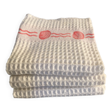 Set of 3 honeycomb tea towels