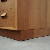 Bibliothèque en frêne, design danois de Børge Mogensen 1970