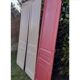 3 large old Haussmann-style wardrobe doors 19th century H260cm