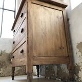 Commode d’atelier en chêne