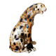 Vintage ceramic leopard, Italy 1970