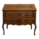 Carved oak secretary