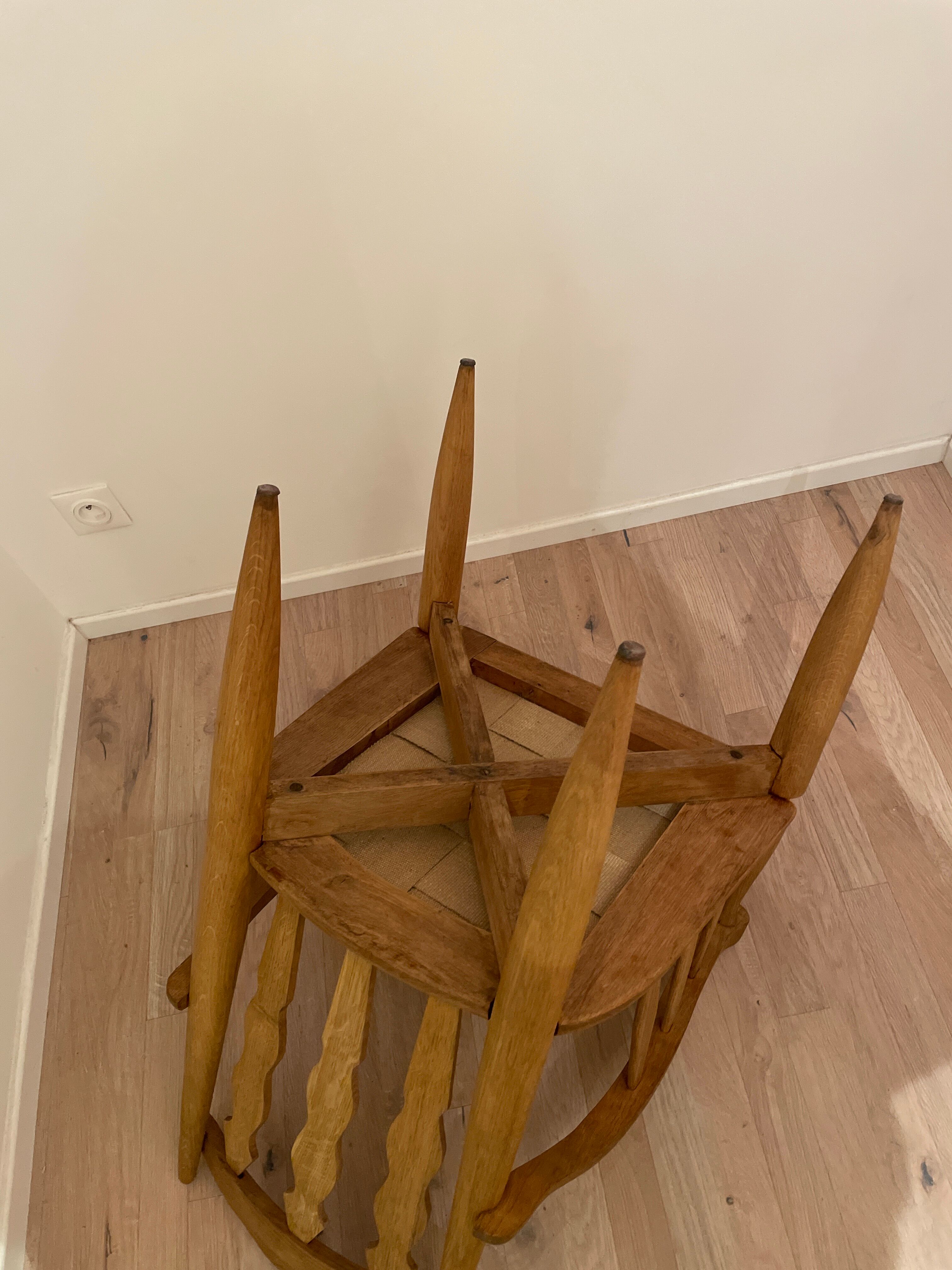 Fauteuil de Guillerme et Chambron pour Votre Maison, France 1960s