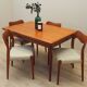 Set of four teak chairs, Danish design, 1960s, designer: Niels Otto Møller