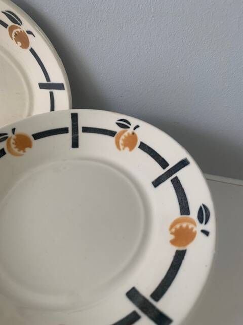 Badonviller dessert plates