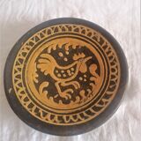 Old glazed terracotta plate. Safi. Year 69.