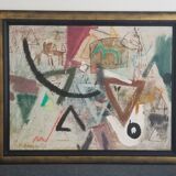 CHAVIGNOT Pierre (1958) - Mixed media on canvas - 89 * 115.5 cms