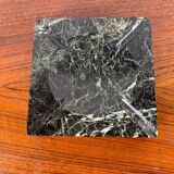 Vintage black marble ashtray, 1970