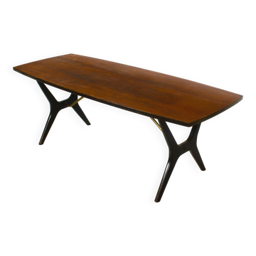 Table basse danoise vintage en palissandre vers 1970