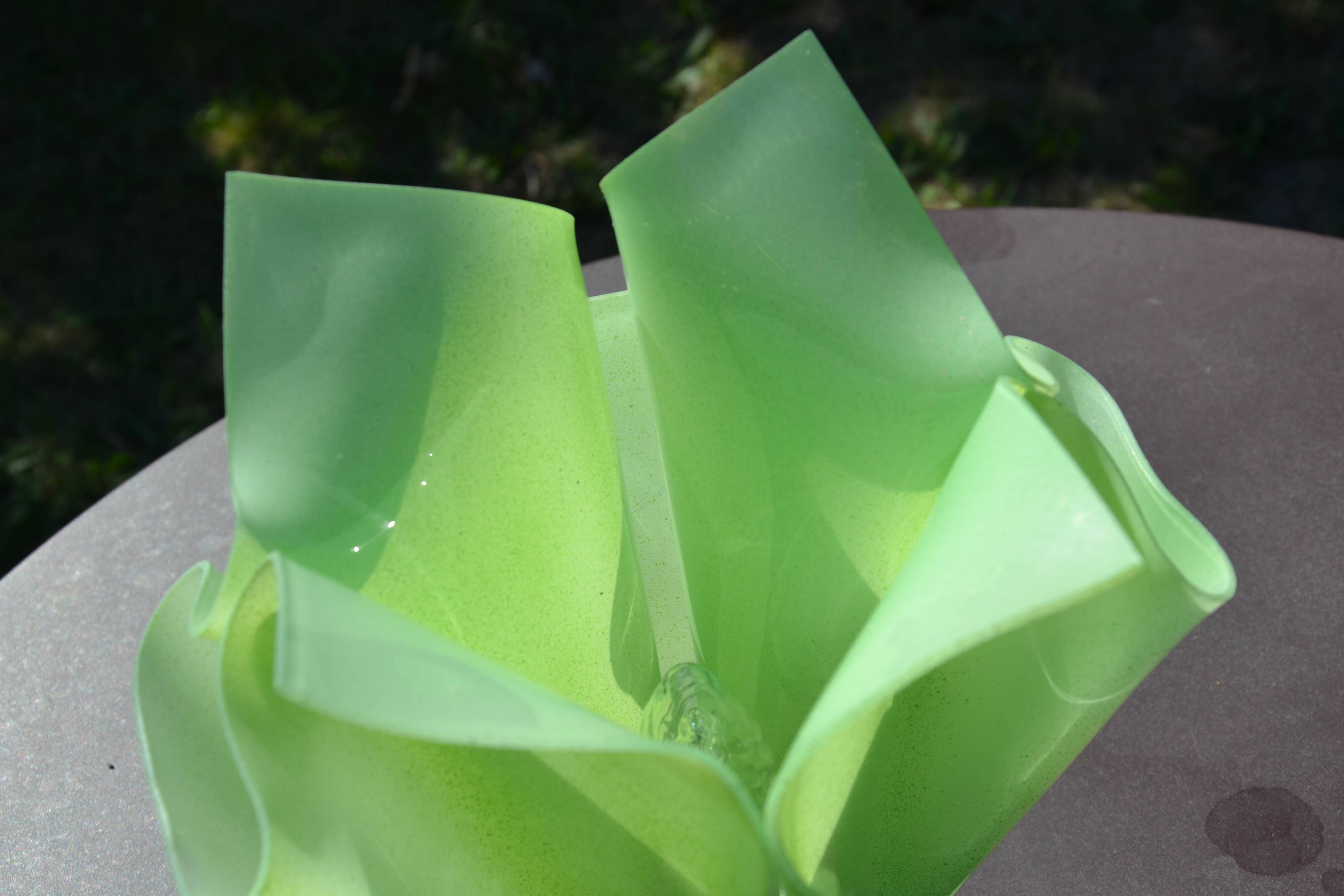 Plexiglass table lamp