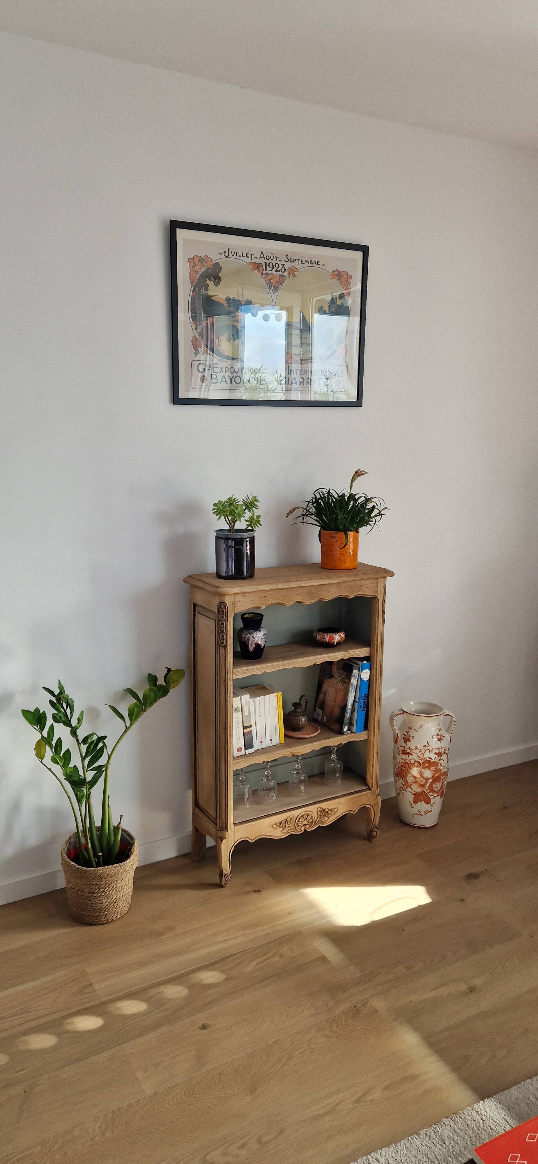 Bibus vintage oak bookcase