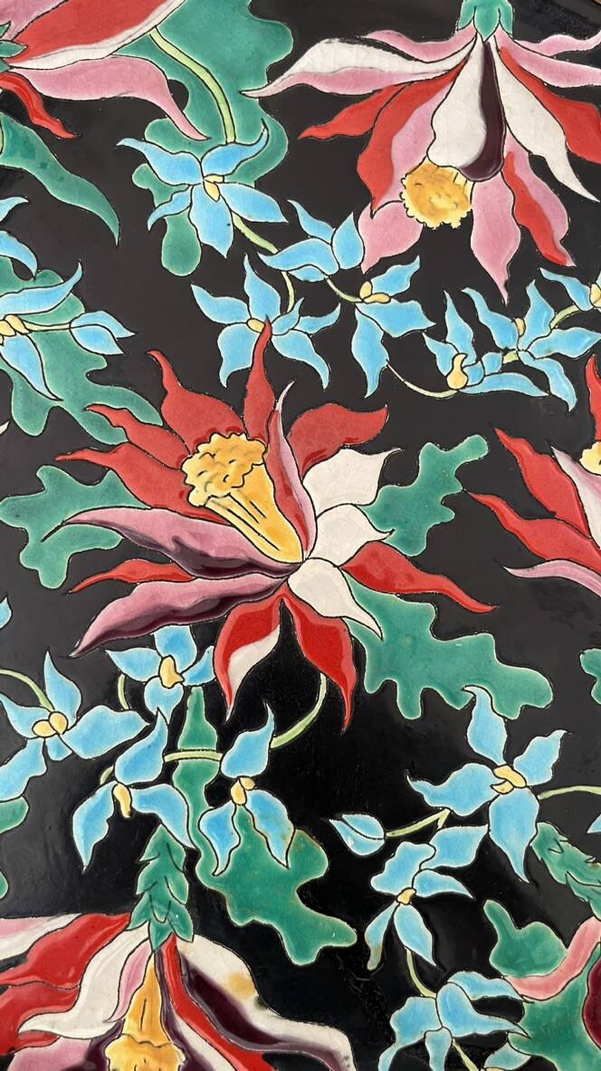 Longwy Ceramic Wall Plate