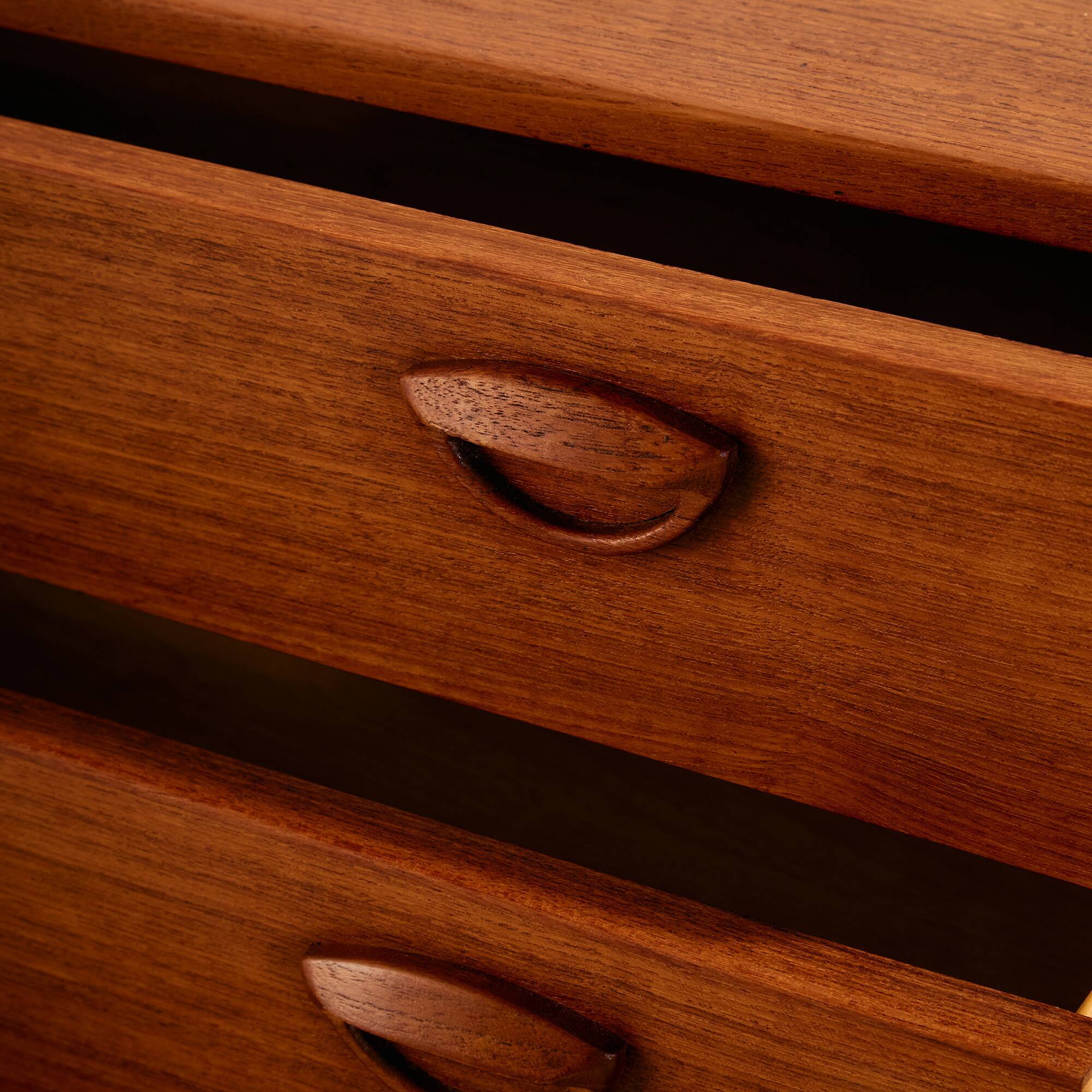 Four-drawer chest of drawers by Kai Kristiansen for Feldballes Møbler