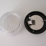 Brutalist wall or ceiling lamp by Niko Belgique 1960