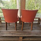 Pair of cocktail armchairs from the 50s