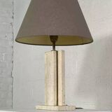 Vintage marble and brass lamp