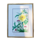 Estampe chinoise fleur jaune